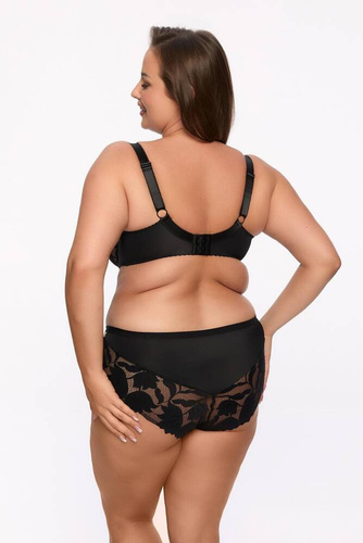 BSM 1134 Keto Polovystužená maxi podprsenka Gaia - čierna