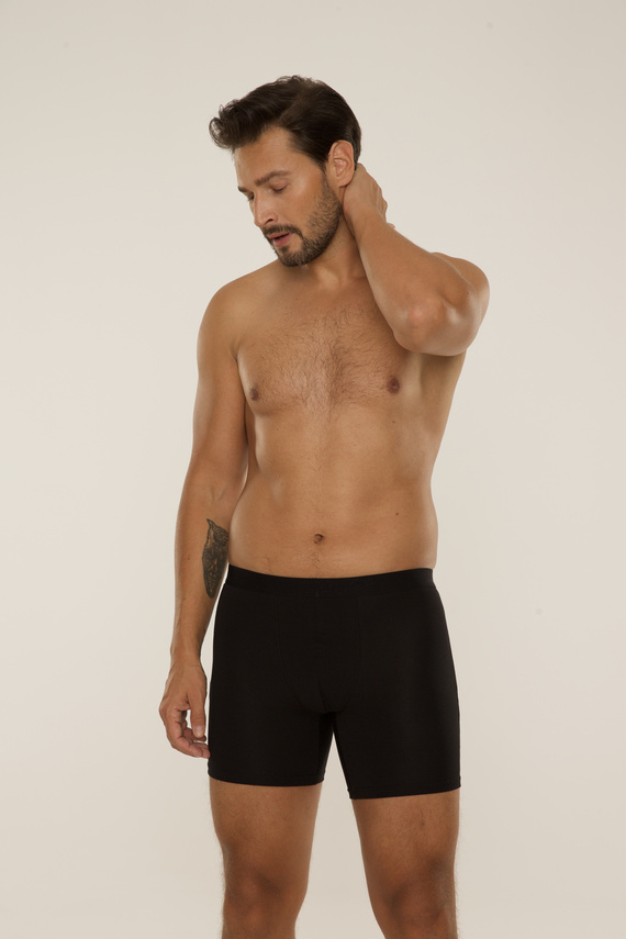 847 Chandler pánske boxerky - modal, bavlna, elastan | De Lafense - čierna