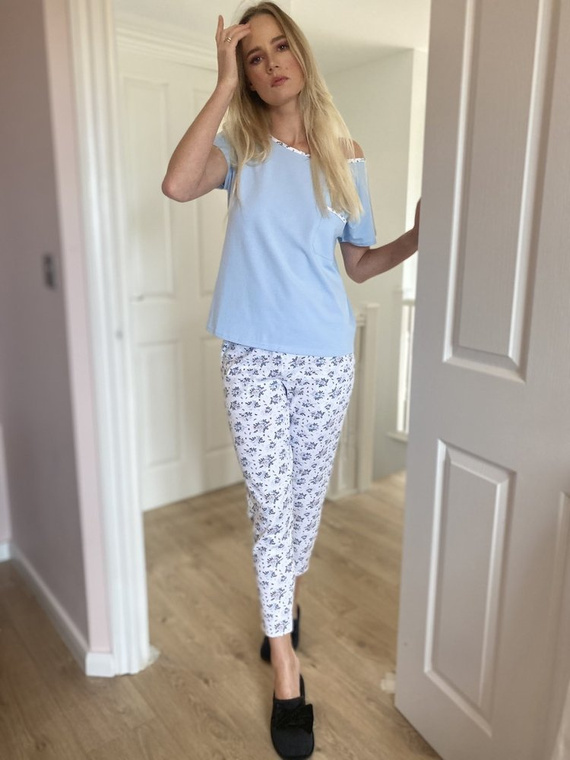 434 Maribell Forex Dámske pyžamo - modré