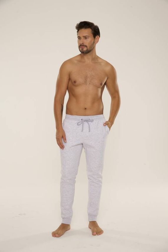 813 Indigo Pánska tepláková súprava De Lafense - svetlý melír