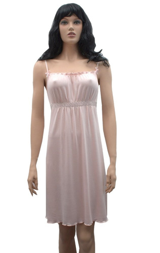 418 Nočná košeľa bez ramienok Julie Forex - ružová