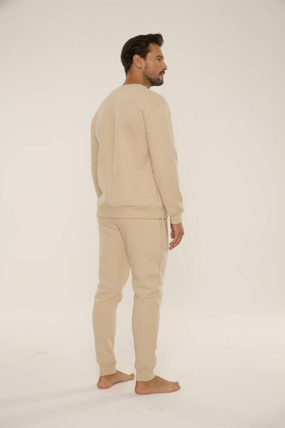 813 Indigo Pánska tepláková súprava De Lafense - piesková