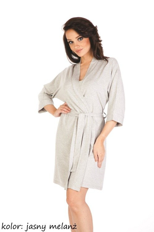 871 / 529 Dámsky župan Visa Forex - svetlý melír