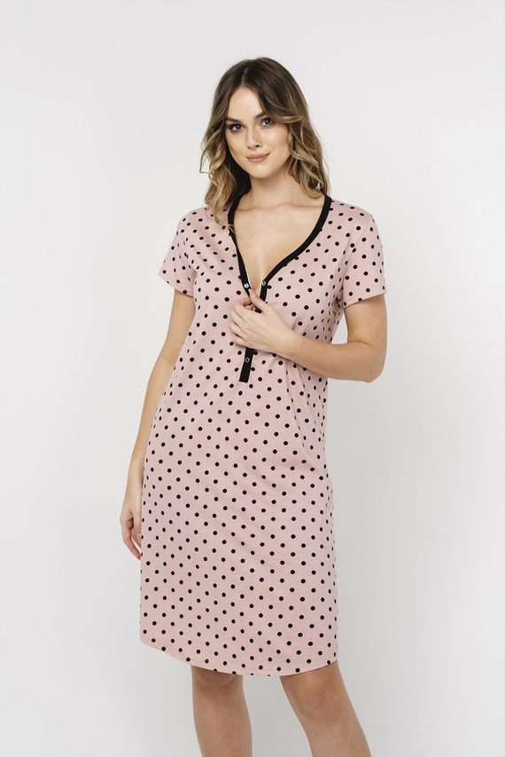 Buscato nočná košeľa s krátkym rukávom Talianska móda - potlač