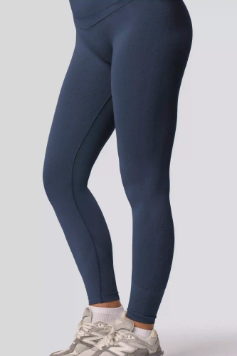 Legíny push-up Spaio PRO vysoký pás krycie tvarujúce navy blue