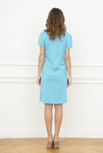 Radosť z tehotenstva a dojčenia Talianska móda - tyrkysová