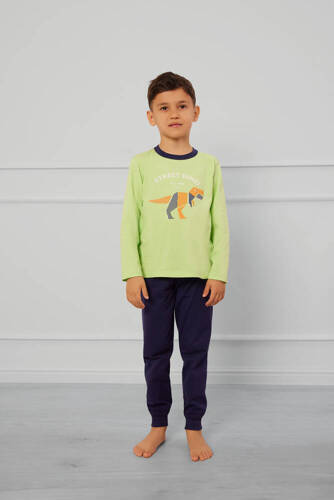 Chlapčenské pyžamo Rex Italian Fashion - limetkovo zelené/zelené