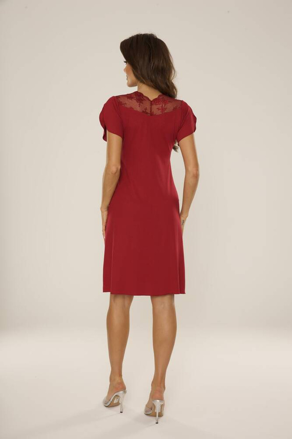 754 Nočná košeľa Lilian De Lafense - bordová