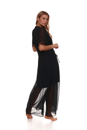 509 Dámsky župan Lupoline negližé - čierny