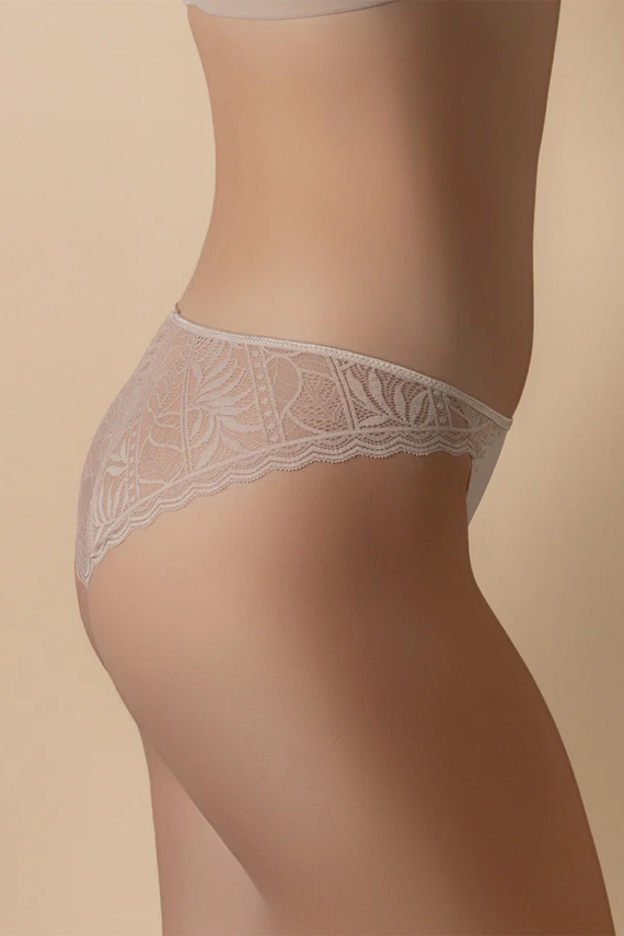 MARA 3139 Selene Čipkované nohavičky Bikini Béžové Nízky pás Elegantné Dámske