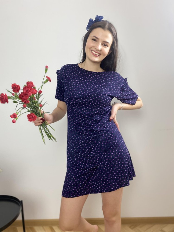 499 Olaya Forex nočná košeľa - tmavomodrá