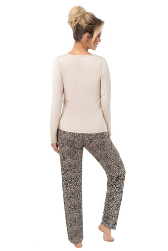 Dámske pyžamo Donna Omari Long - dlhý rukáv, viskóza, elegancia a pohodlie