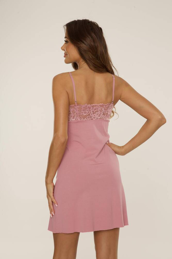 639 Nočná košeľa Noela De Lafense - špinavo ružová