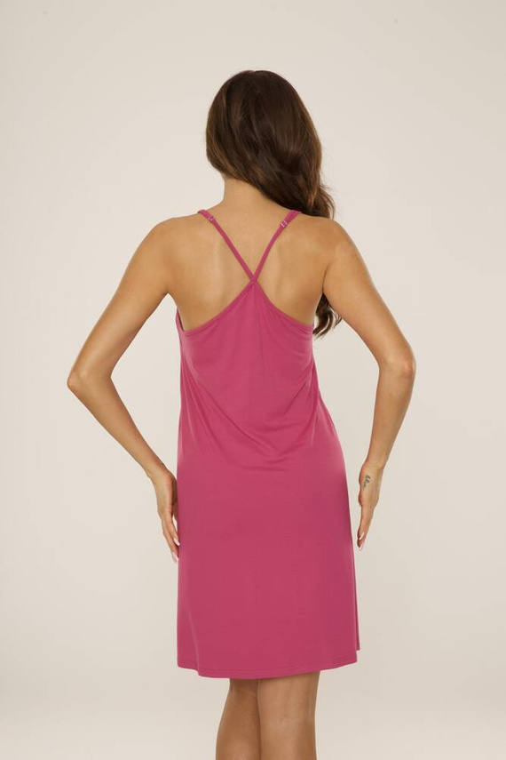 765 Nočná košeľa Carmel De Lafense - fuchsiová