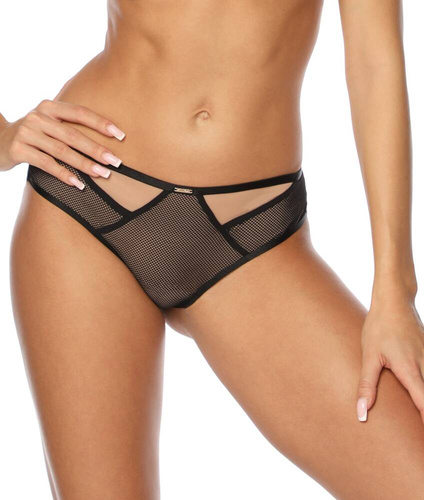 P-1067/2 Dámske nohavičky Kinga black-beige