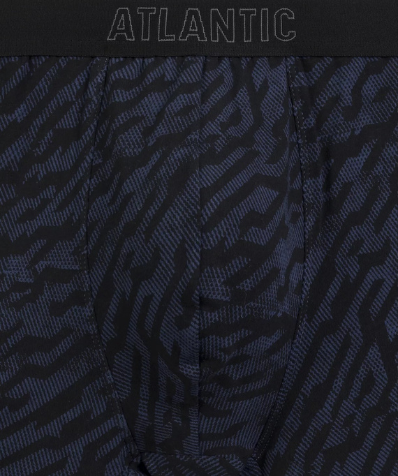 Atlantic 3MH-239 A3 Pánske boxerky 3-pack bavlna grafit čierna indigo
