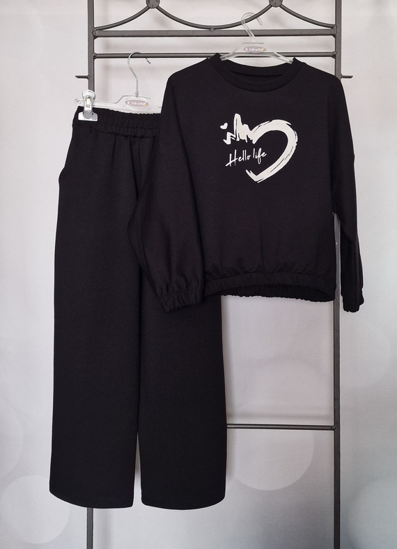 Gaja Detská mikina Bambarillo black | Elastická bavlnená mikina