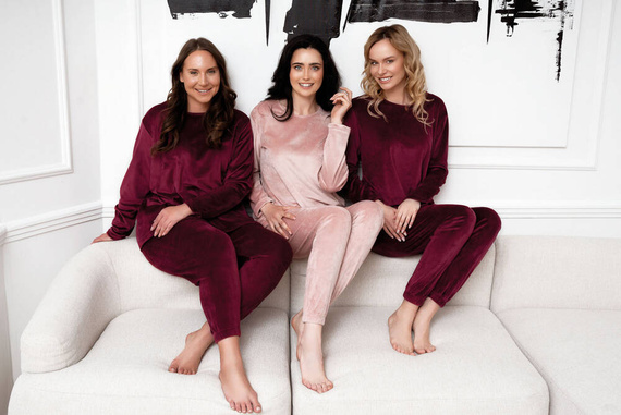 Akara Dámsky set Italian Fashion - púdrovo ružová