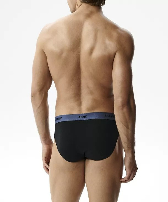 Pánske slipy Atlantic 6SMP-004 A6 multicolor – 6 kusov, 95 % bavlna, športový strih
