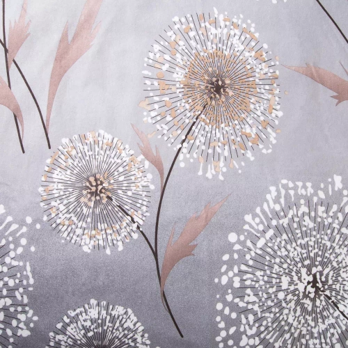 31513/2 Flanelové obliečky Darymex sivá púpava - sada, 100% bavlna, hrejivé a mäkké