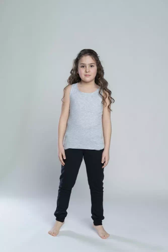 Tola Tričko pre dievčatá, široký pásik Talianska móda - pistáciová