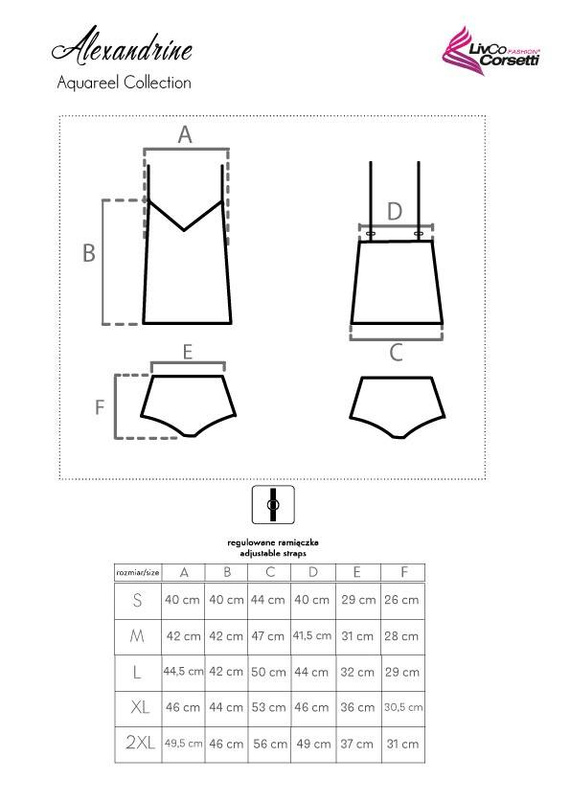 Alexandrine Dámsky set LivCo Corsetti Fashion