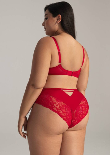 1824/1 Mäkká maxi podprsenka Ava červená