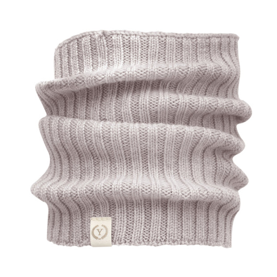 Yosoy komín z merino vlny šedobéžovej farby - detský, termoaktívny a hypoalergénny