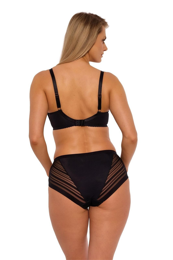Gaia Alicia BS 1397 Podprsenka balconette soft čierna s kostícami