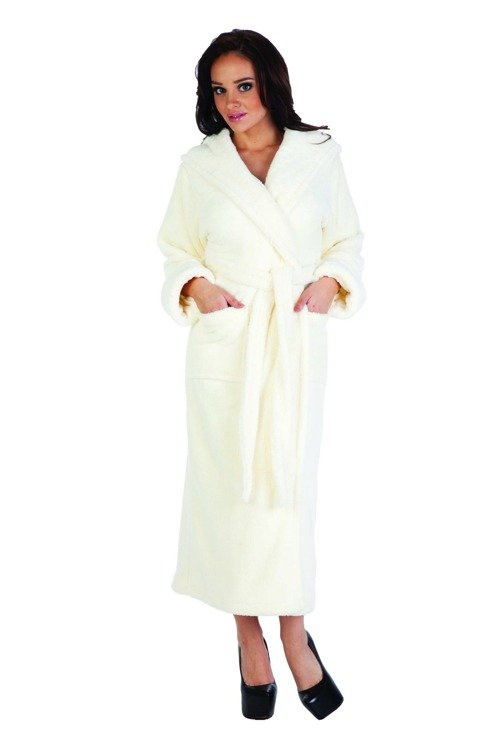 807 Dámsky dlhý župan Luna II Forex - ecru