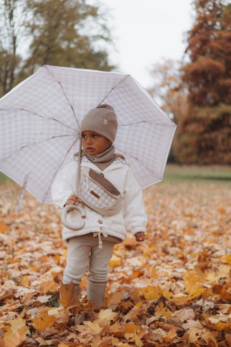 Yosoy Čapka z merino vlny Cocoa Milk - detská, prírodná, termoaktívna