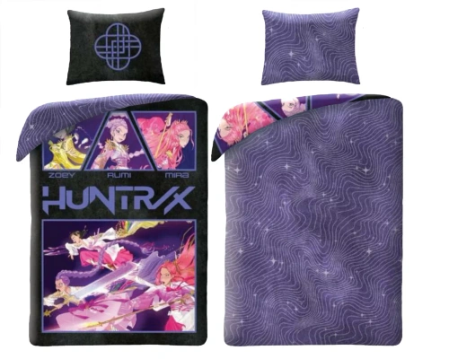Bavlnené obliečky K-POP Demon Hunters 04 Halantex 140x200 mikrofibra + 70x90
