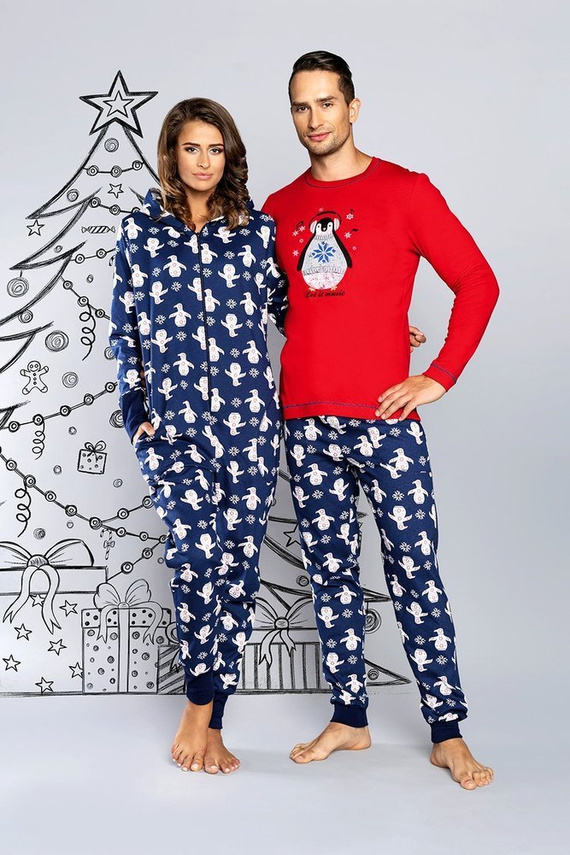 Nana Dámsky dlhý overal Italian Fashion - červený