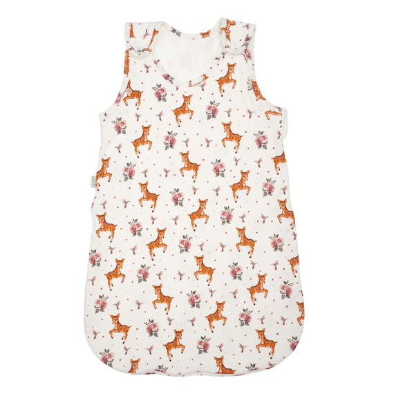 216043 Detský spací vak Lala Nicol - 100 % bavlna, vzor s motívom sárie a vtáčika