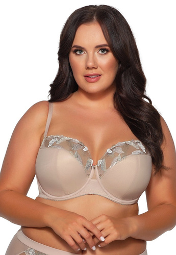 2081 Maxi Ava ružová polovystužená podprsenka