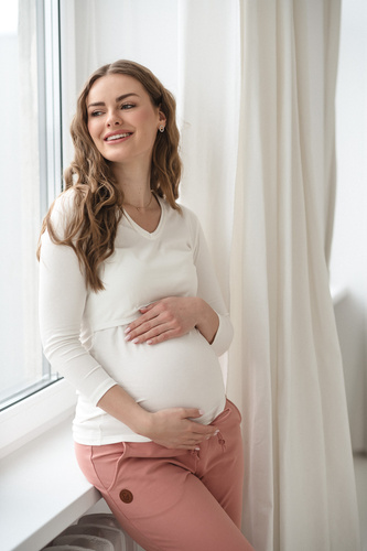 Milk&Love Milk Shirt tehotenská a dojčiaca blúzka 7/8 rukáv