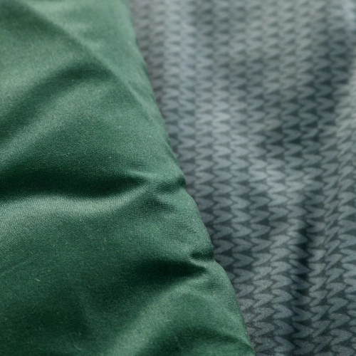 Jaremy Vianočné posteľné prádlo z mikrovlákna Eurofirany zelené - zdobené potlačou v škandinávskom štýle