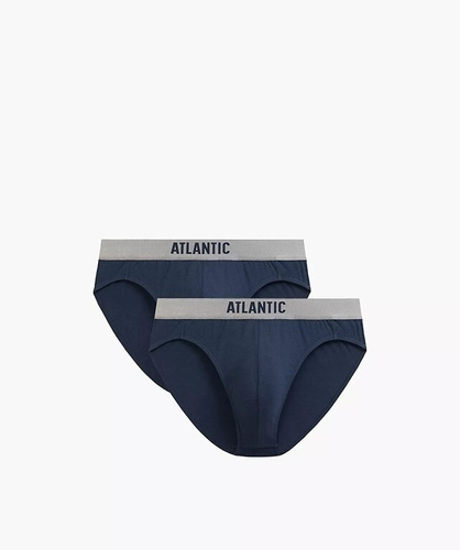Pánske športové slipy Atlantic 2MP-1589 – dokonalé prispôsobenie, elastický pás, 2 kusy