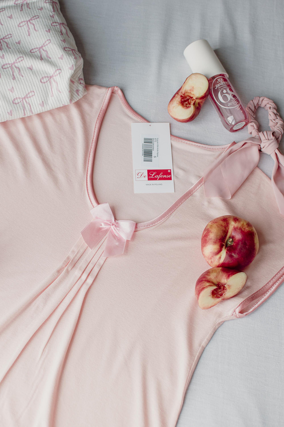 870 Nočná košeľa Visa De Lafense - broskyňová