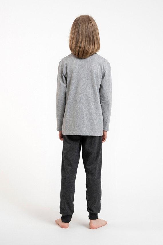 Chlapčenské pyžamo Morten Italian Fashion melange/c.melange