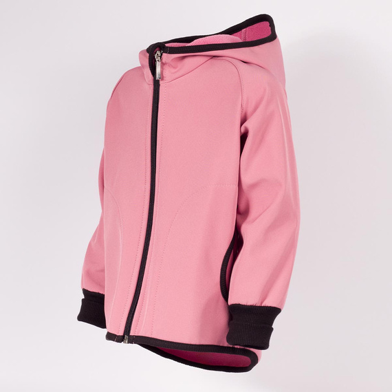 229001 Nicol Softshellová dievčenská bunda s kapucňou, fleece, reflexná