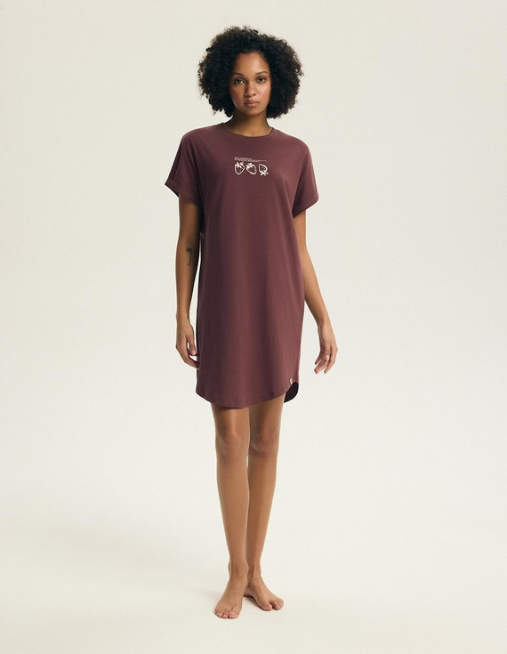 Nočná košeľa Henderson Evika 45184 – bavlna, ovocná potlač