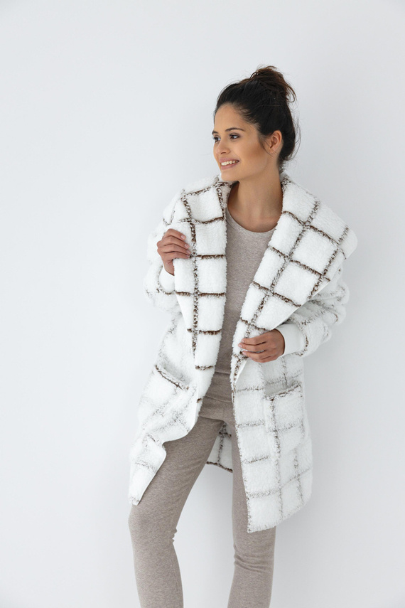 Sensis Delphine Cardigan - bielo-pruhovaný