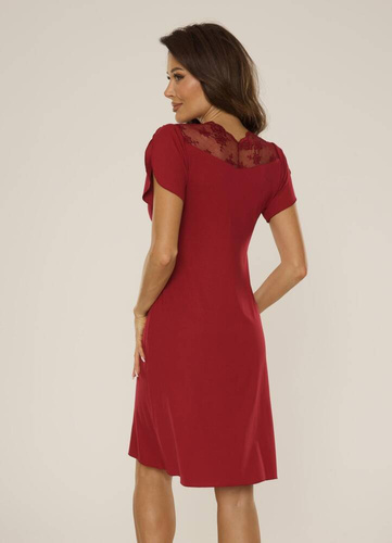 754 Nočná košeľa Lilian De Lafense - bordová