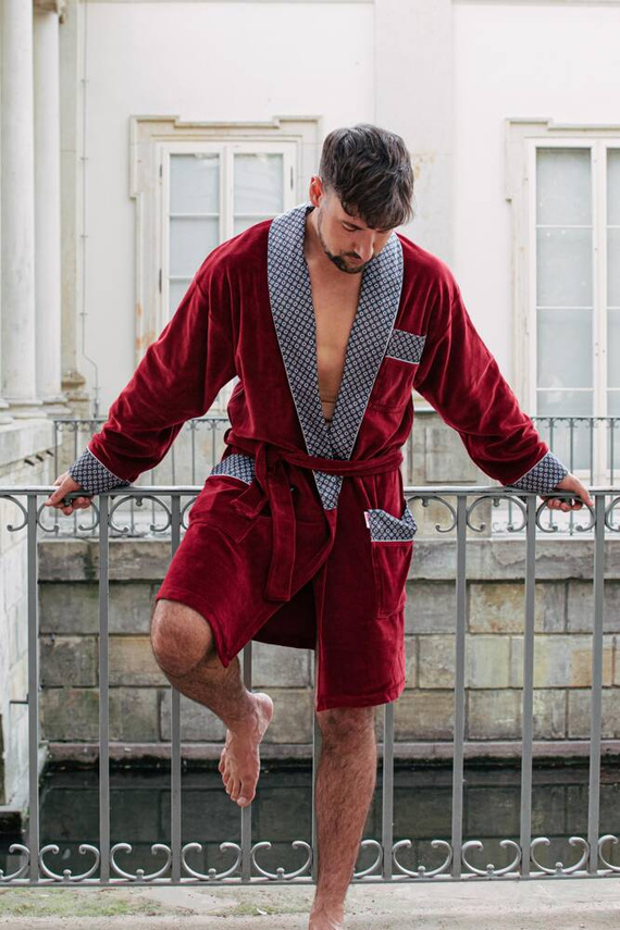 772 Bonjour pánsky župan forex - bordový