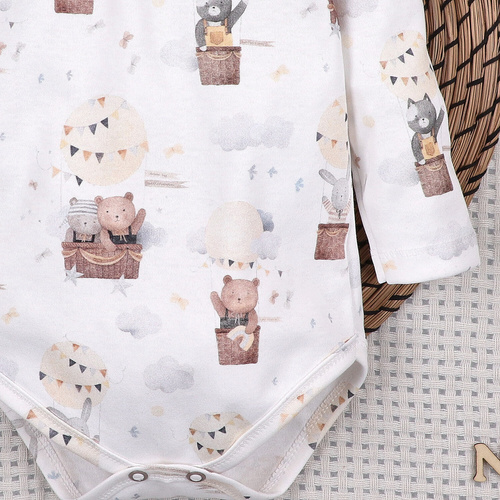 Body Nini 100% Balloon Friends organická bavlna, vyrobené v Poľsku