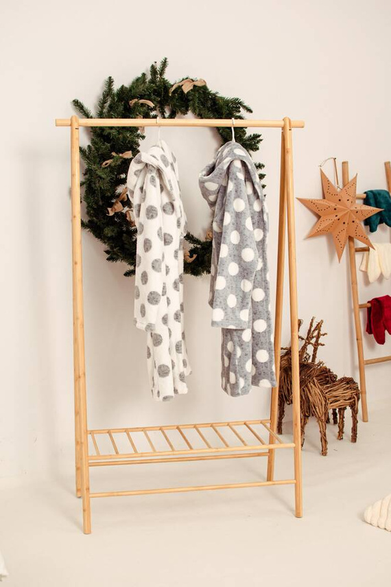 323 Dots Forex župan - sivý