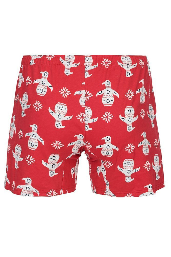 Pánske bavlnené boxerky Elmo Italian Fashion - červené