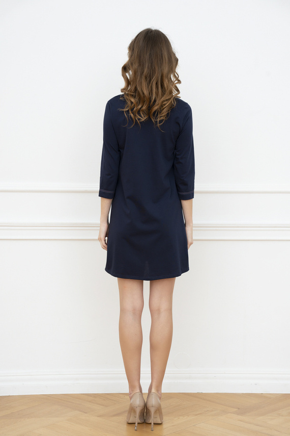 Balm tričko pre tehotné a dojčiace ženy. 3/4 rukáv Italia Fashion - námornícka modrá