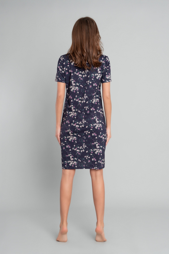 Nočná košeľa Evita s krátkym rukávom Talianska móda - potlač